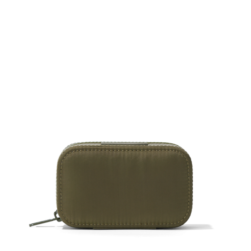 Frankie Jewelry Case in Dark Moss. Small