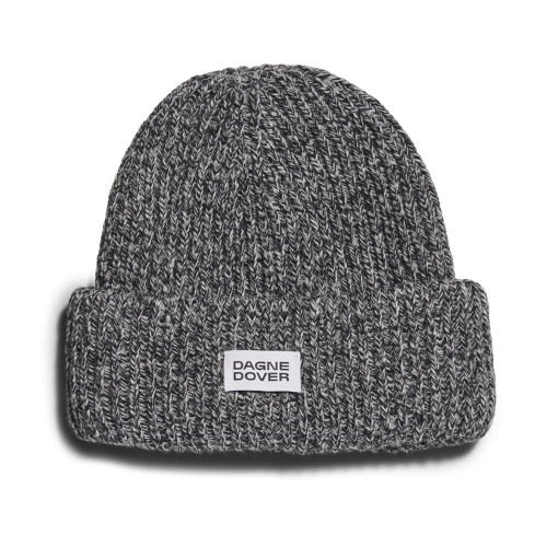 Chunky Knit Beanie in Onyx Marble - Image 2