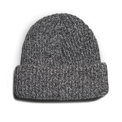 Chunky Knit Beanie in Onyx Marble - Image 3