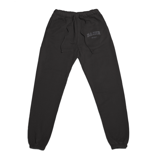 Varsity Logo Sweatpants in Onyx. XL - Image 2