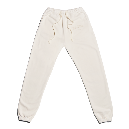 Varsity Logo Sweatpants in Moonbeam. 3X