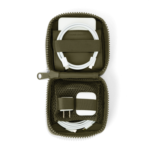 Arlo Tech Organizer in Dark Moss. Small - Image 5