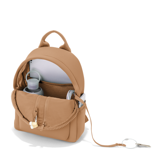 Dakota Backpack in Camel. Small - Image 2