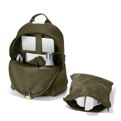 Dakota Backpack in Dark Moss. Large - Image 2