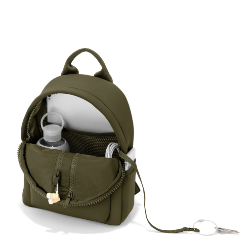 Dakota Backpack in Dark Moss. Small - Image 2