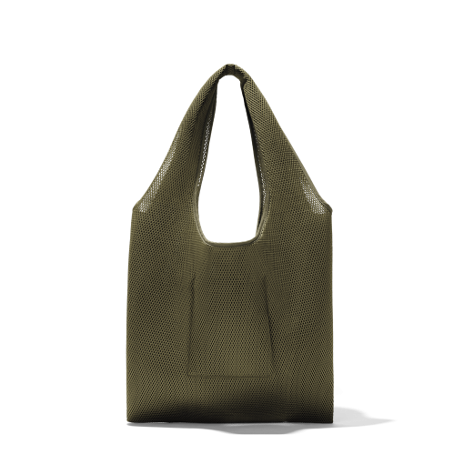 Dash Grocery Tote in Dark Moss Air Mesh - Image 3