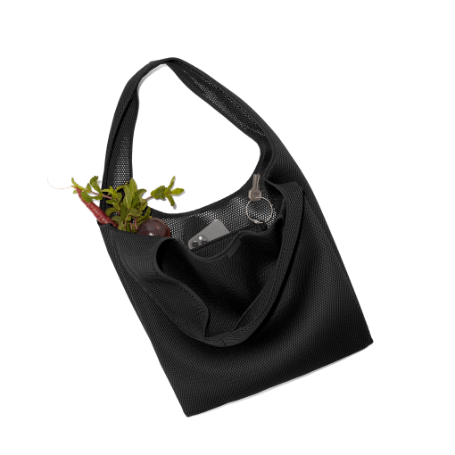 Dash Grocery Tote in Onyx Air Mesh - Image 4
