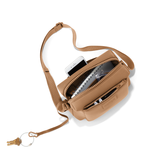Micah Crossbody in Camel - Image 5