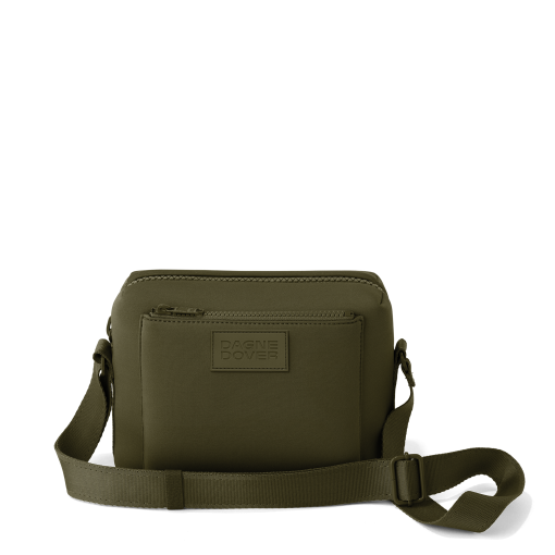 Micah Crossbody in Dark Moss