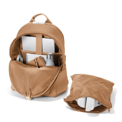 Dakota Backpack in Camel. Large - Image 8