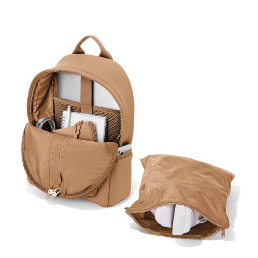 Dakota Backpack in Camel. Medium - Image 8