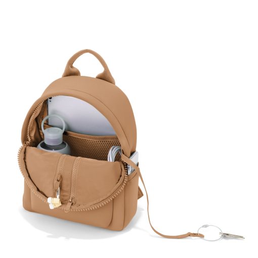 Dakota Backpack in Camel. Small - Image 7