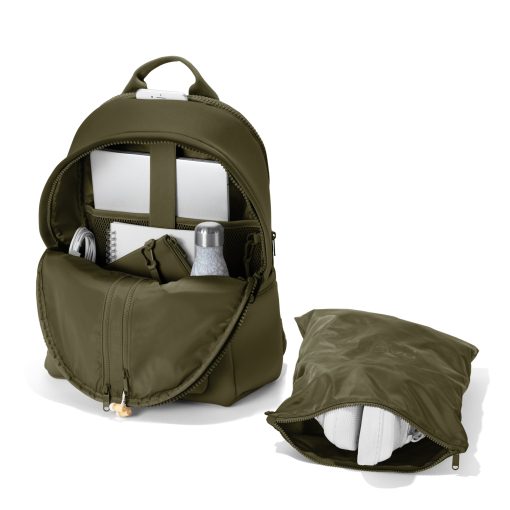 Dakota Backpack in Dark Moss. Large - Image 8