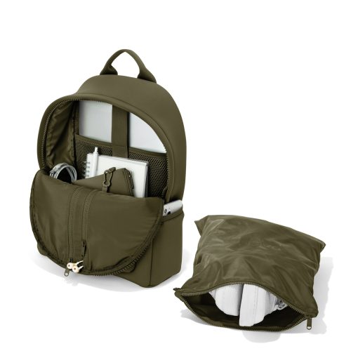 Dakota Backpack in Dark Moss. Medium - Image 8