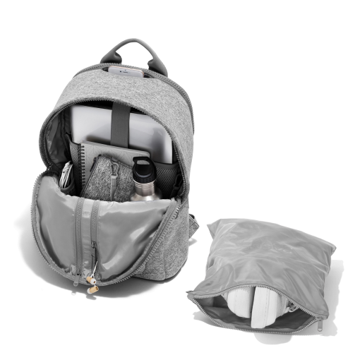 Dakota Backpack in Heather Grey. Large - Image 2