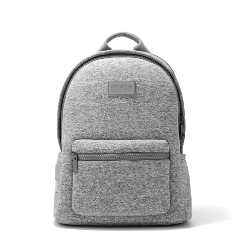 Dakota Backpack in Heather Grey. Large