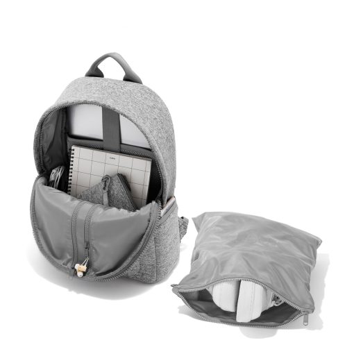 Dakota Backpack in Heather Grey. Medium - Image 8