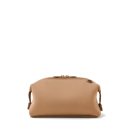 Hunter Toiletry Bag in Camel. Large - Image 6