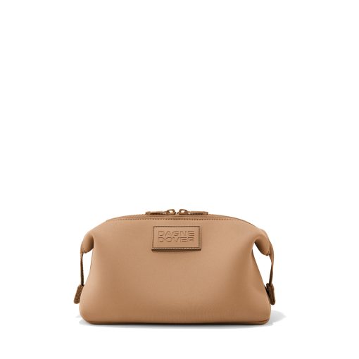 Hunter Toiletry Bag in Camel. Large - Image 3