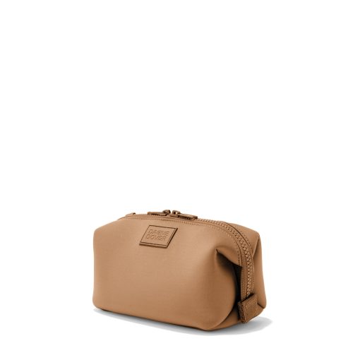 Hunter Toiletry Bag in Camel. Small - Image 5