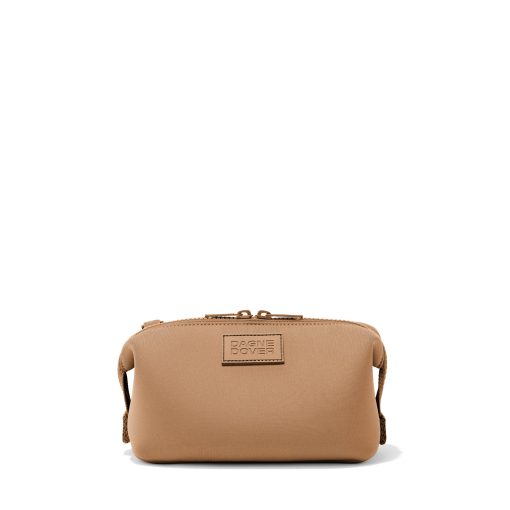 Hunter Toiletry Bag in Camel. Small - Image 3