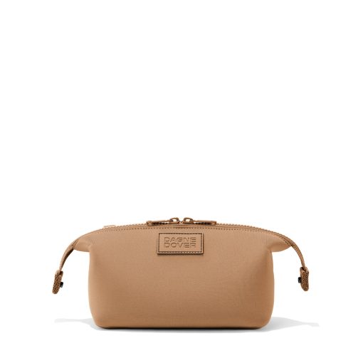Hunter Toiletry Bag in Camel. Small - Image 7