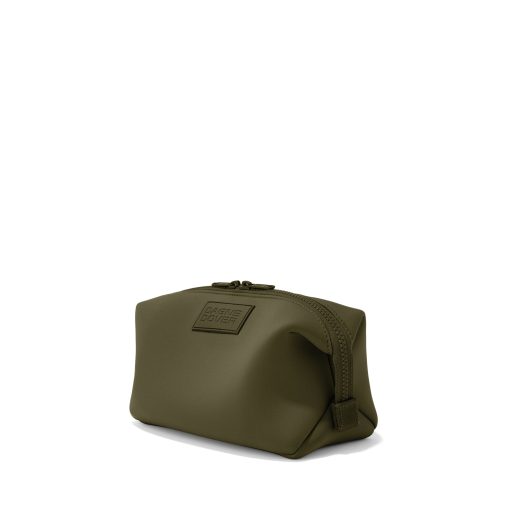 Hunter Toiletry Bag in Dark Moss. Large - Image 5