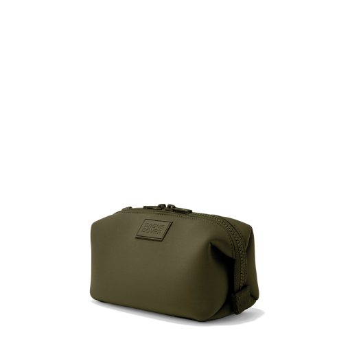 Hunter Toiletry Bag in Dark Moss. Small - Image 5