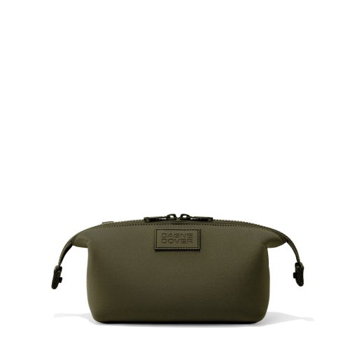 Hunter Toiletry Bag in Dark Moss. Small - Image 7