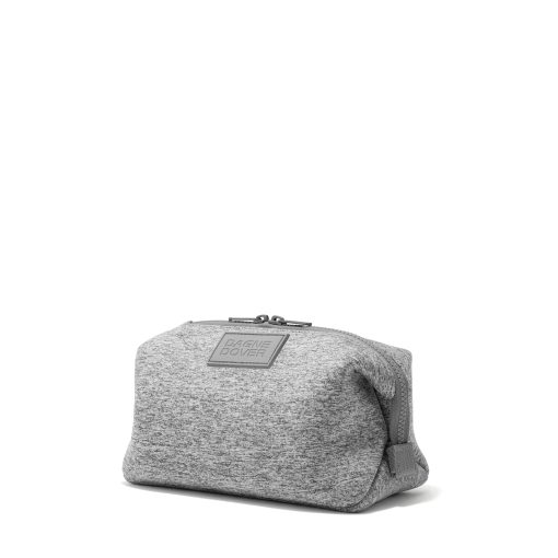 Hunter Toiletry Bag in Heather Grey. Large - Image 5