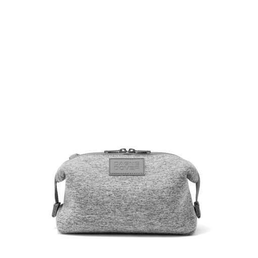 Hunter Toiletry Bag in Heather Grey. Large - Image 3