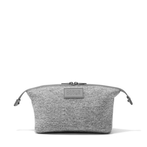 Hunter Toiletry Bag in Heather Grey. Large - Image 7