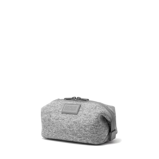 Hunter Toiletry Bag in Heather Grey. Small - Image 5