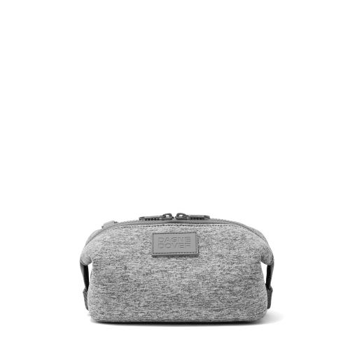 Hunter Toiletry Bag in Heather Grey. Small