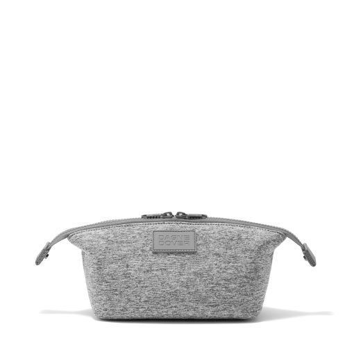 Hunter Toiletry Bag in Heather Grey. Small - Image 7