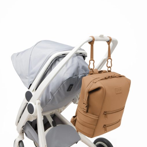 Indi Diaper Backpack in Camel. Large - Image 8