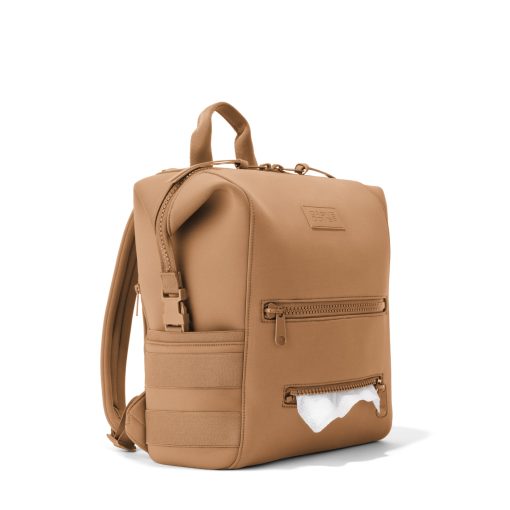 Indi Diaper Backpack in Camel. Medium - Image 7