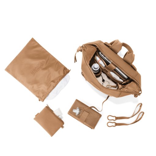 Indi Diaper Backpack in Camel. Medium - Image 10