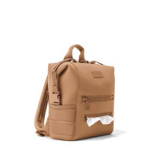 Indi Diaper Backpack in Camel. Small - Image 7