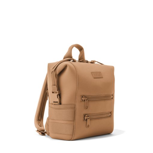 Indi Diaper Backpack in Camel. Small - Image 4