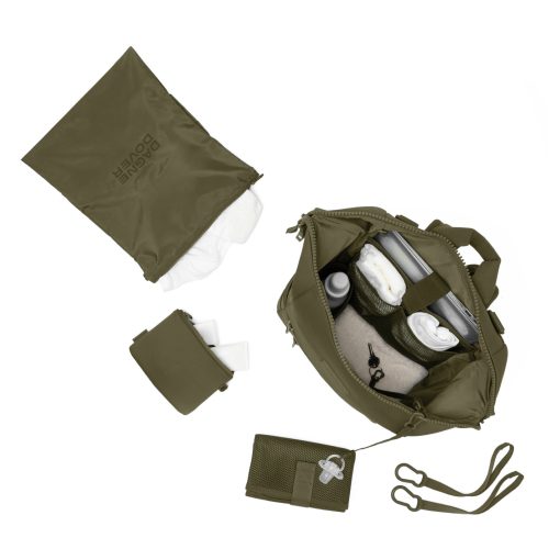 Indi Diaper Backpack in Dark Moss. Large - Image 10