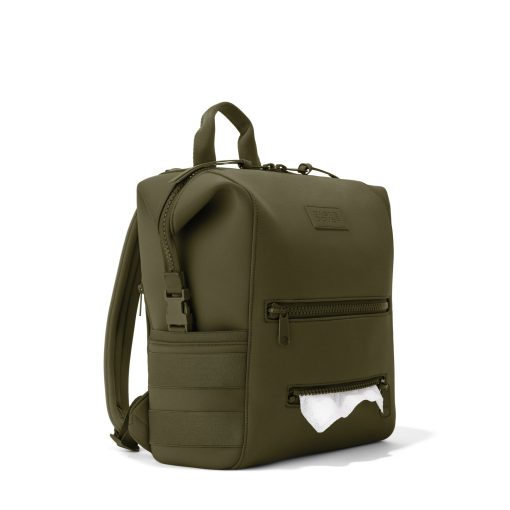 Indi Diaper Backpack in Dark Moss. Medium - Image 7