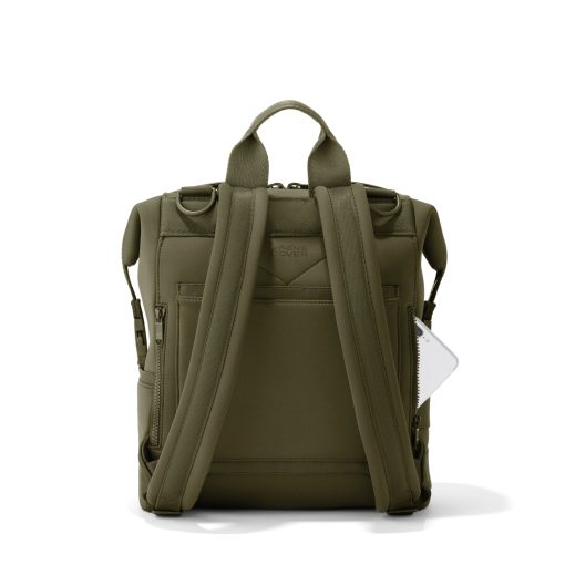 Indi Diaper Backpack in Dark Moss. Medium - Image 5