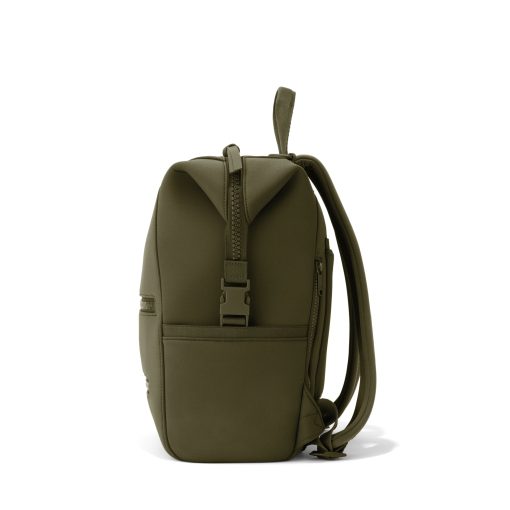 Indi Diaper Backpack in Dark Moss. Medium - Image 6