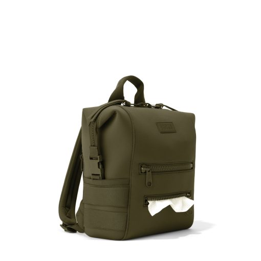 Indi Diaper Backpack in Dark Moss. Small - Image 7