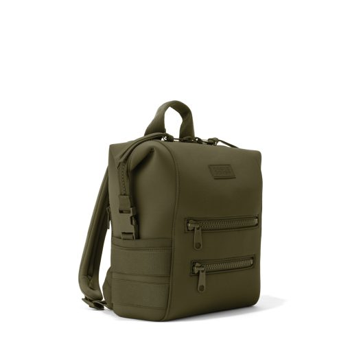 Indi Diaper Backpack in Dark Moss. Small - Image 4
