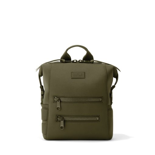 Indi Diaper Backpack in Dark Moss. Small - Image 3