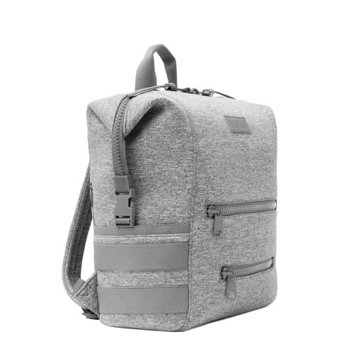 Indi Diaper Backpack in Heather Grey. Large - Image 4
