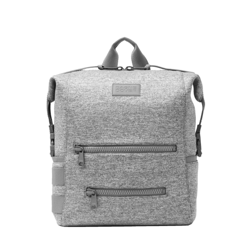 Indi Diaper Backpack in Heather Grey. Large