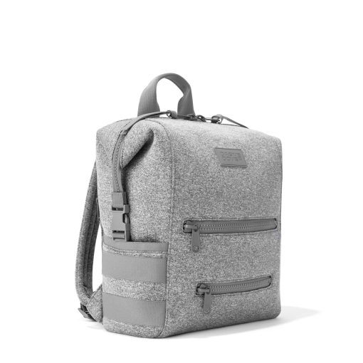Indi Diaper Backpack in Heather Grey. Medium - Image 4